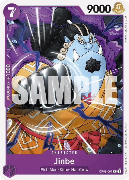 Jinbe - Emperors in the New World One Piece trading card