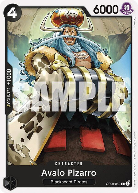 Avalo Pizarro - Emperors in the New World One Piece trading card