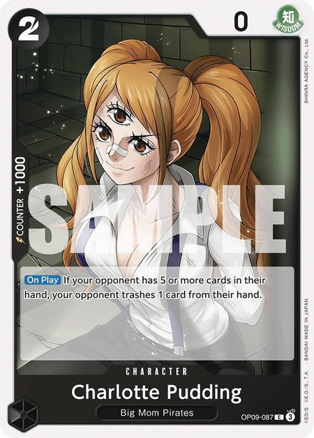 Charlotte Pudding - Emperors in the New World One Piece trading card