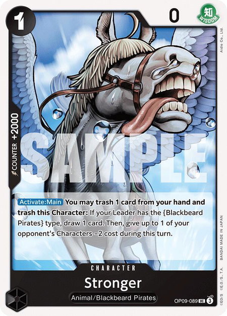 Stronger - Emperors in the New World One Piece trading card