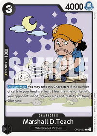 Marshall.D.Teach (092) - Emperors in the New World (OP09) #OP09-092 - Common One Piece Trading Card