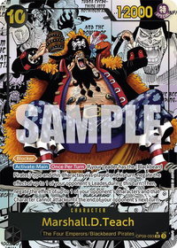 Marshall.D.Teach (093) (Manga) - Emperors in the New World (OP09) #OP09-093 - Super Rare One Piece Trading Card