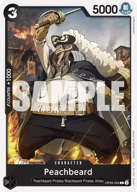 Peachbeard - Emperors in the New World One Piece trading card