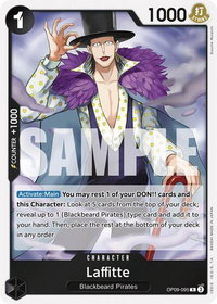 Laffitte - Emperors in the New World (OP09) #OP09-095 - Rare One Piece Trading Card