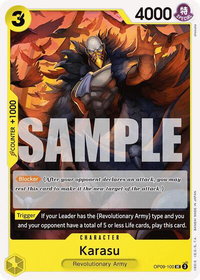Karasu - Emperors in the New World (OP09) #OP09-100 - Uncommon One Piece Trading Card