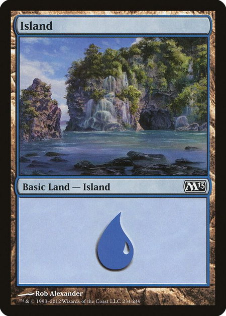 Island (234) - Magic 2013 (M13) Magic: The Gathering trading card