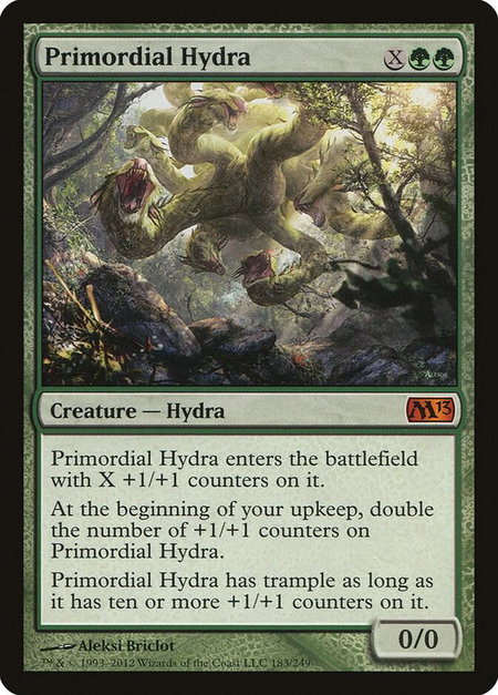 Primordial Hydra - Magic 2013 (M13) Magic: The Gathering trading card