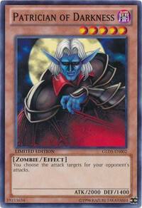 Patrician of Darkness - Gold Series: Haunted Mine YuGiOh trading card