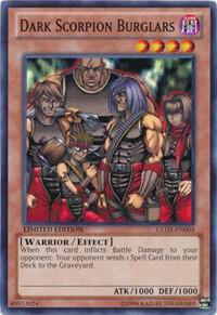 Dark Scorpion Burglars trading card from Gold Series: Haunted Mine Dark Scorpion Burglars - Gold Series: Haunted Mine YuGiOh trading card