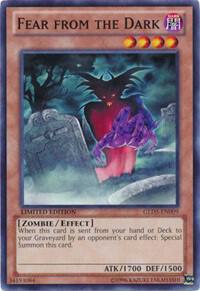 Fear from the Dark trading card from Gold Series: Haunted Mine Fear from the Dark - Gold Series: Haunted Mine YuGiOh trading card