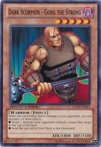 Dark Scorpion - Gorg the Strong - Gold Series: Haunted Mine (GLD5) #GLD5-EN011 - Common / Short Print YuGiOh Trading Card