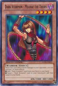 Dark Scorpion - Meanae the Thorn - Gold Series: Haunted Mine YuGiOh trading card