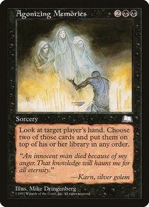 Agonizing Memories - Weatherlight (WTH) #60 - Uncommon Magic: The Gathering Trading Card