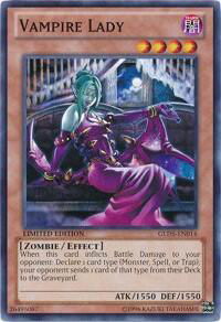 Vampire Lady - Gold Series: Haunted Mine (GLD5) #GLD5-EN014 - Common / Short Print YuGiOh Trading Card