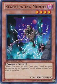 Regenerating Mummy - Gold Series: Haunted Mine (GLD5) #GLD5-EN016 - Common / Short Print YuGiOh Trading Card