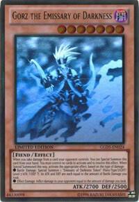 Gorz the Emissary of Darkness - Gold Series: Haunted Mine YuGiOh trading card
