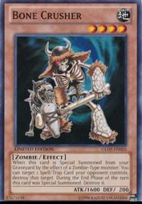 Bone Crusher trading card from Gold Series: Haunted Mine Bone Crusher - Gold Series: Haunted Mine YuGiOh trading card