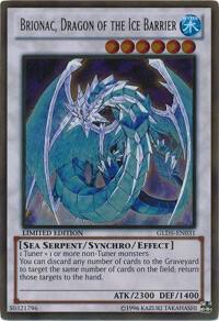 Brionac, Dragon of the Ice Barrier - Gold Series: Haunted Mine YuGiOh trading card