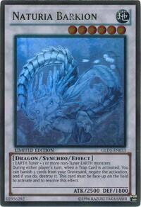 Naturia Barkion - Gold Series: Haunted Mine (GLD5) #GLD5-EN033 - Ghost Rare YuGiOh Trading Card