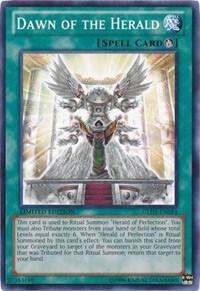 Dawn of the Herald trading card from Gold Series: Haunted Mine Dawn of the Herald - Gold Series: Haunted Mine YuGiOh trading card