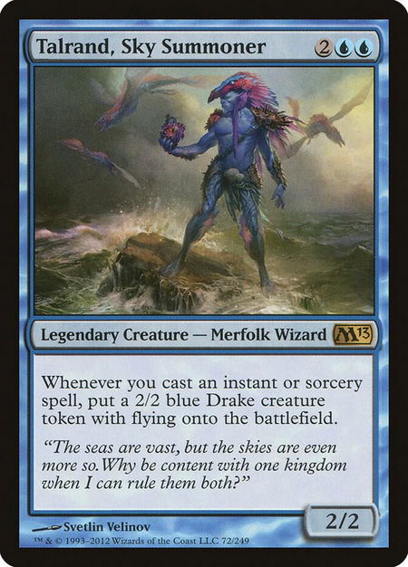 Talrand, Sky Summoner - Magic 2013 (M13) Magic: The Gathering trading card