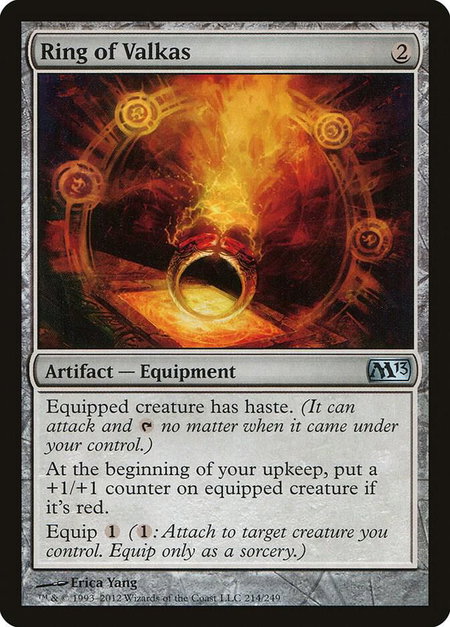 Ring of Valkas - Magic 2013 (M13) Magic: The Gathering trading card