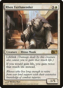 Rhox Faithmender - Magic 2013 (M13) (M13) #29 - Rare Magic: The Gathering Trading Card