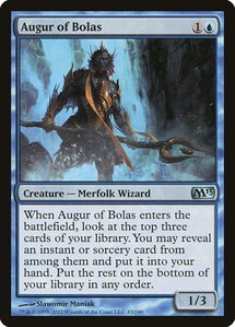 Augur of Bolas - Magic 2013 (M13) (M13) #43 - Uncommon Magic: The Gathering Trading Card