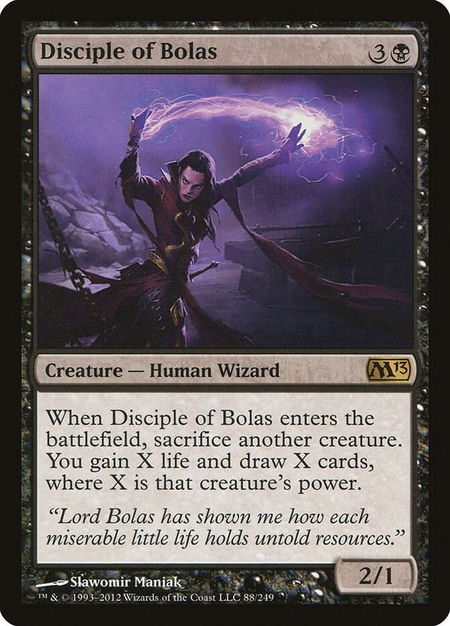 Disciple of Bolas - Magic 2013 (M13) Magic: The Gathering trading card