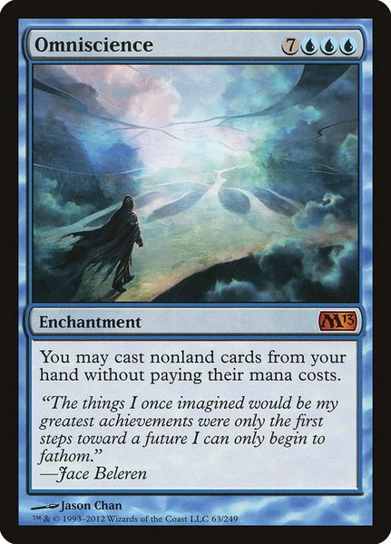 Omniscience - Magic 2013 (M13) Magic: The Gathering trading card