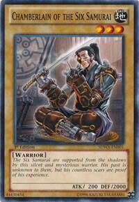 Chamberlain of the Six Samurai - Structure Deck: Samurai Warlords (SDWA) #SDWA-EN001 - Common / Short Print YuGiOh Trading Card