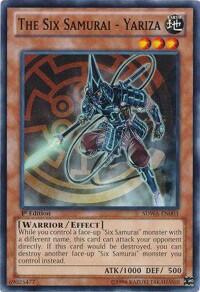The Six Samurai - Yariza - Structure Deck: Samurai Warlords (SDWA) #SDWA-EN003 - Common / Short Print YuGiOh Trading Card