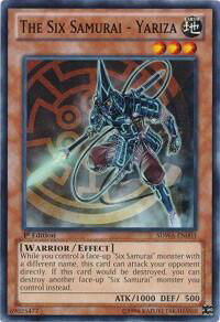 The Six Samurai - Yariza - Structure Deck: Samurai Warlords (SDWA) #SDWA-EN003 - Common / Short Print YuGiOh Trading Card
