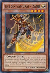The Six Samurai - Zanji - Structure Deck: Samurai Warlords YuGiOh trading card