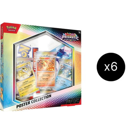 Prismatic Evolutions Poster Collection Case - SV: Prismatic Evolutions Pokémon trading card