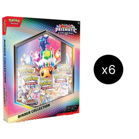 Prismatic Evolutions  Binder Collection Case - SV: Prismatic Evolutions Pokémon trading card