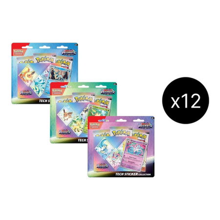 Prismatic Evolutions Tech Sticker Collection Case trading card from SV: Prismatic Evolutions Prismatic Evolutions Tech Sticker Collection Case - SV: Prismatic Evolutions Pokémon trading card