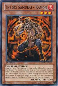 The Six Samurai - Kamon - Structure Deck: Samurai Warlords YuGiOh trading card