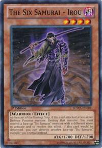 The Six Samurai - Irou - Structure Deck: Samurai Warlords YuGiOh trading card