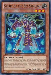 Spirit of the Six Samurai - Structure Deck: Samurai Warlords (SDWA) #SDWA-EN012 - Common / Short Print YuGiOh Trading Card