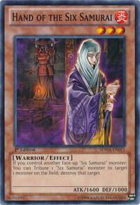 Hand of the Six Samurai - Structure Deck: Samurai Warlords (SDWA) #SDWA-EN015 - Common / Short Print YuGiOh Trading Card