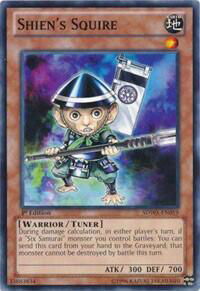 Shien's Squire - Structure Deck: Samurai Warlords (SDWA) #SDWA-EN019 - Common / Short Print YuGiOh Trading Card