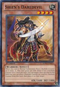 Shien's Daredevil trading card from Structure Deck: Samurai Warlords Shien's Daredevil - Structure Deck: Samurai Warlords YuGiOh trading card