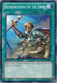 Reinforcement of the Army trading card from Structure Deck: Samurai Warlords Reinforcement of the Army - Structure Deck: Samurai Warlords YuGiOh trading card