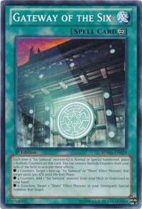 Gateway of the Six - Structure Deck: Samurai Warlords (SDWA) #SDWA-EN029 - Common / Short Print YuGiOh Trading Card