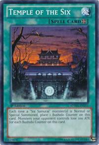 Temple of the Six trading card from Structure Deck: Samurai Warlords Temple of the Six - Structure Deck: Samurai Warlords YuGiOh trading card