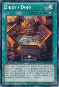 Shien's Dojo - Structure Deck: Samurai Warlords (SDWA) #SDWA-EN032 - Common / Short Print YuGiOh Trading Card
