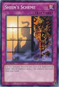 Shien's Scheme - Structure Deck: Samurai Warlords (SDWA) #SDWA-EN038 - Common / Short Print YuGiOh Trading Card
