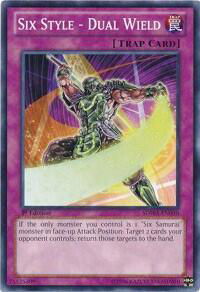 Six Style - Dual Wield - Structure Deck: Samurai Warlords (SDWA) #SDWA-EN040 - Common / Short Print YuGiOh Trading Card