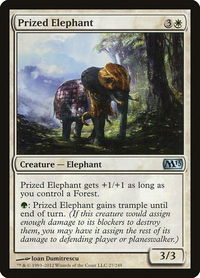 Prized Elephant - Magic 2013 (M13) (M13) #27 - Uncommon Magic: The Gathering Trading Card